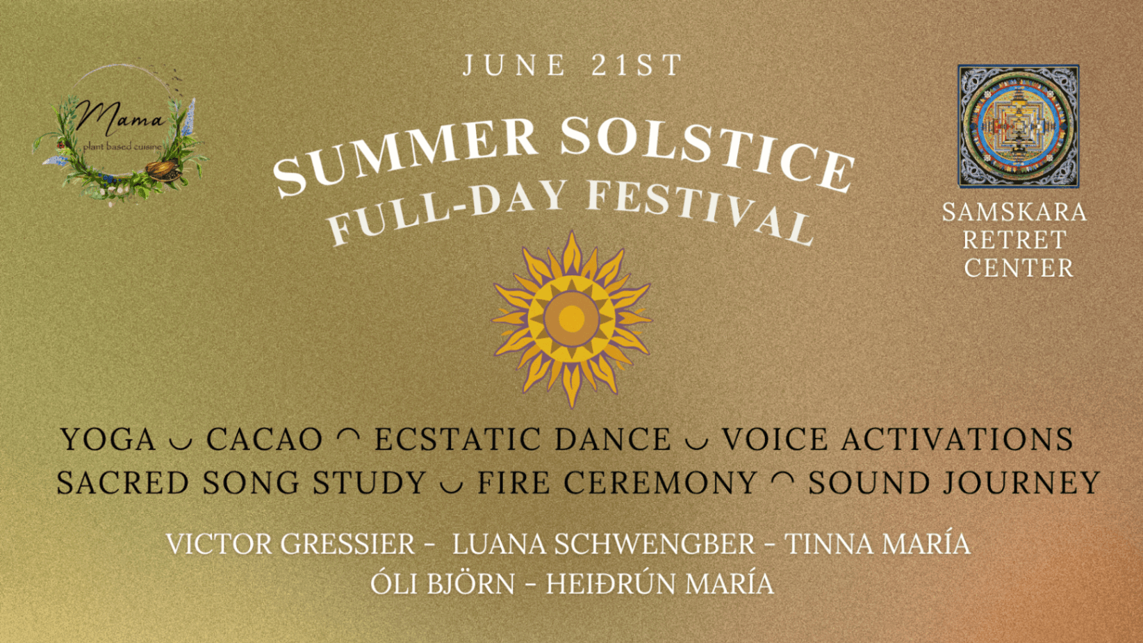 🌞 SUMMER SOLSTICE FESTIVAL · Nature Gathering Outside Reykjavík