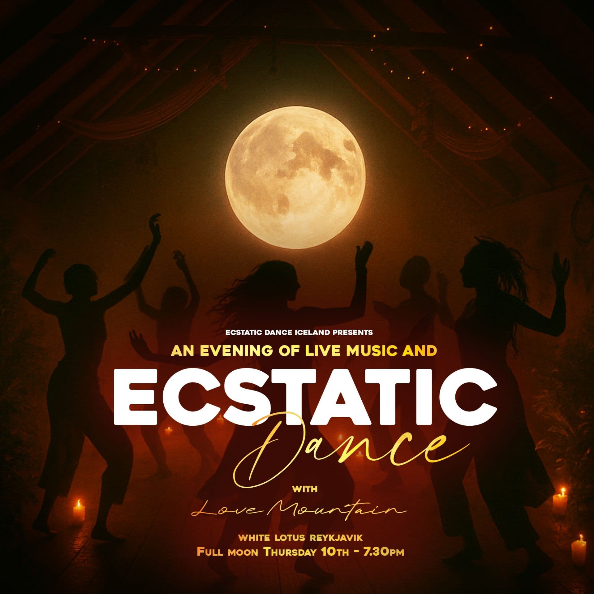 Full Moon, Live Music & Ecstatic Dance