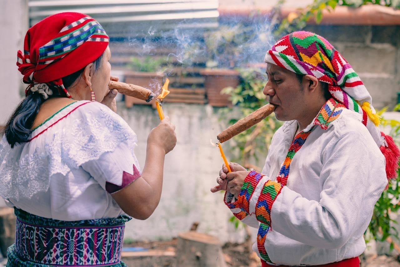 Fire Ceremony with the Mayan Elders