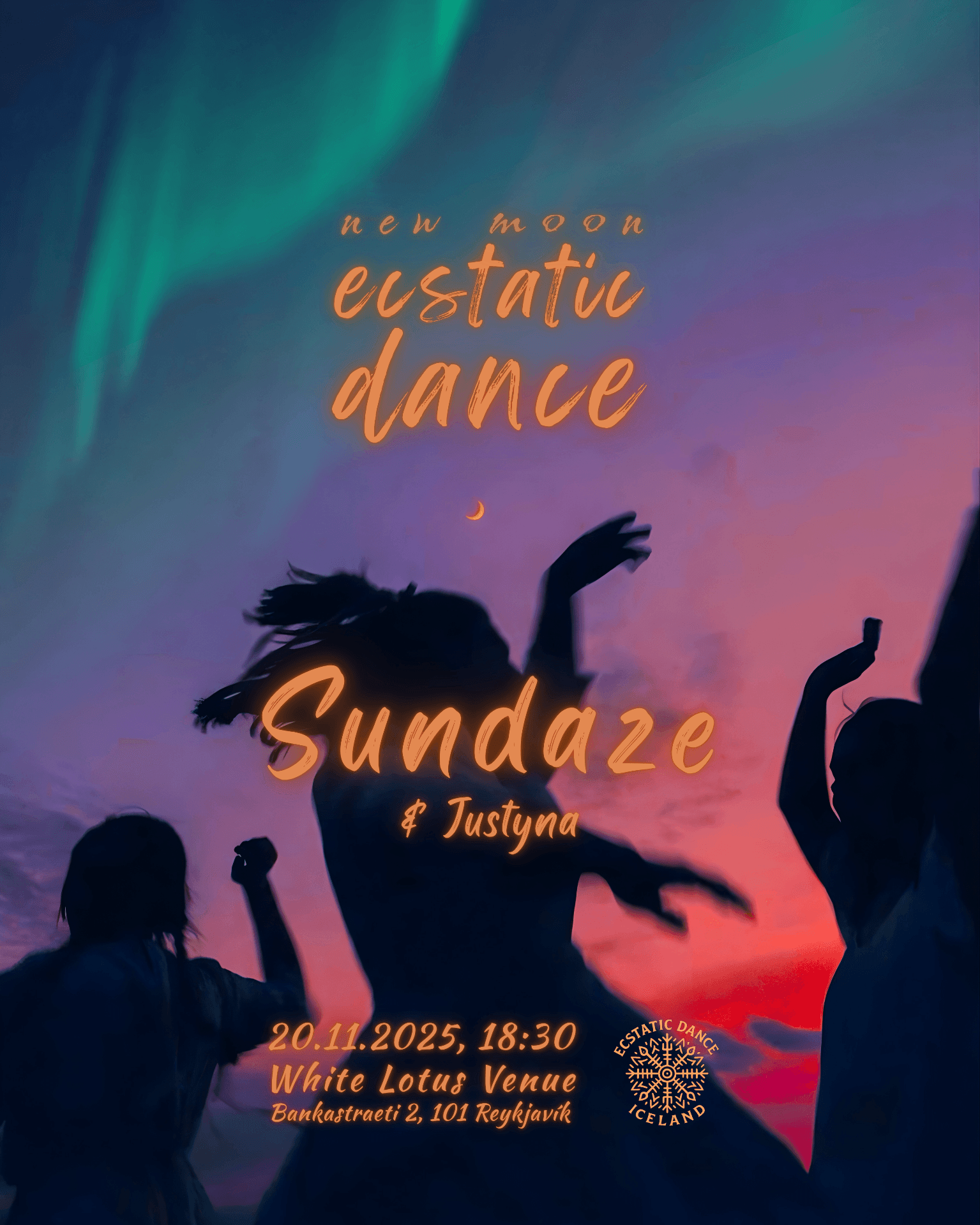 Ecstatic Dance Iceland 🌙New Moon 
