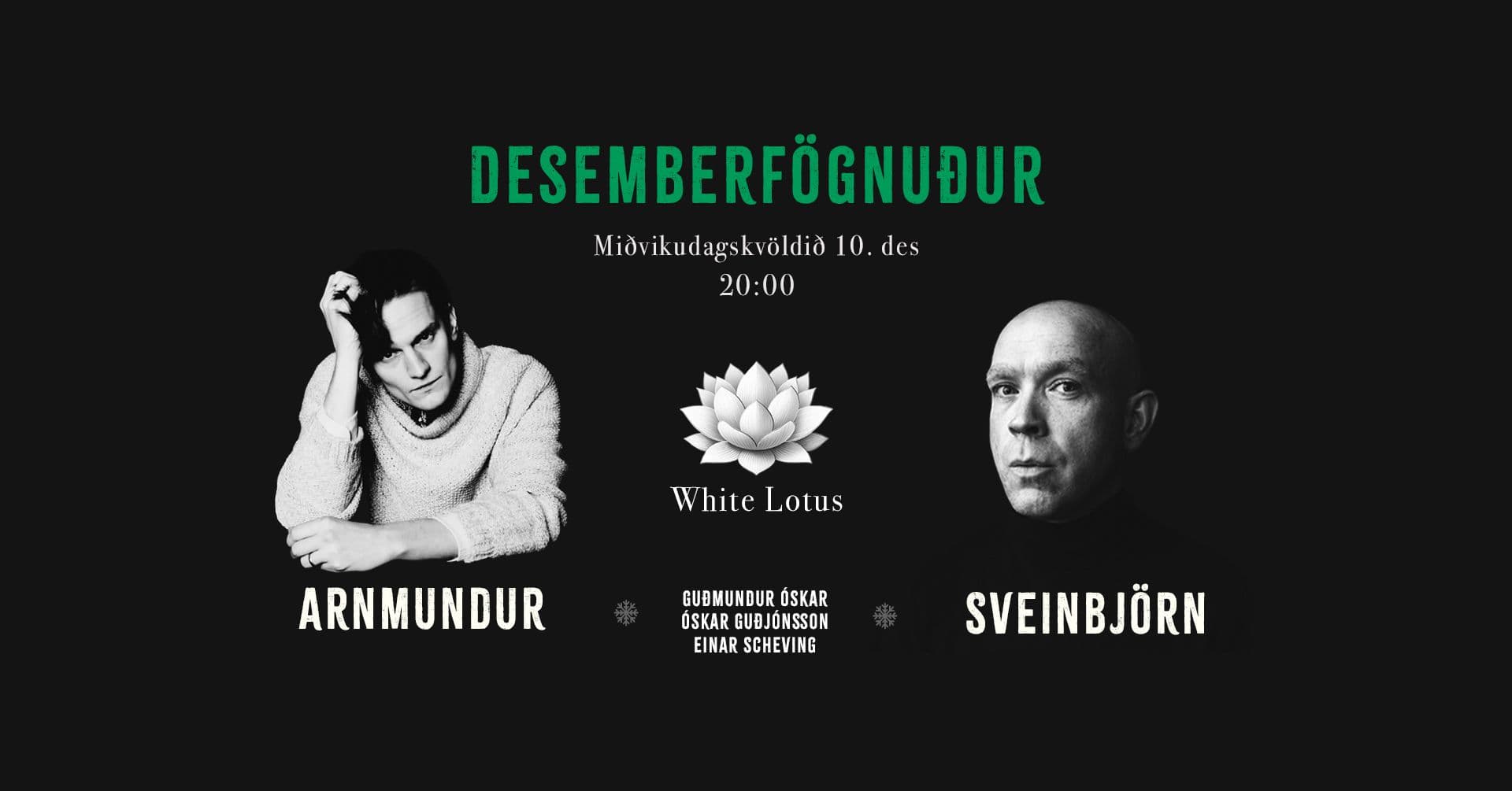 Tónleikar og möntrusöngur með Arnmundi og Sveinbirni