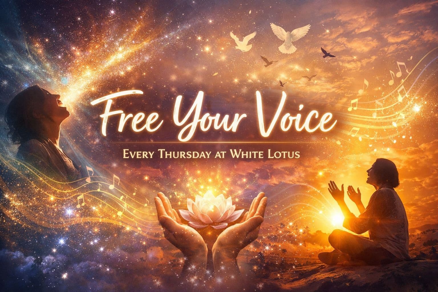 Free Your Voice - Morning Practice - w/cacao
