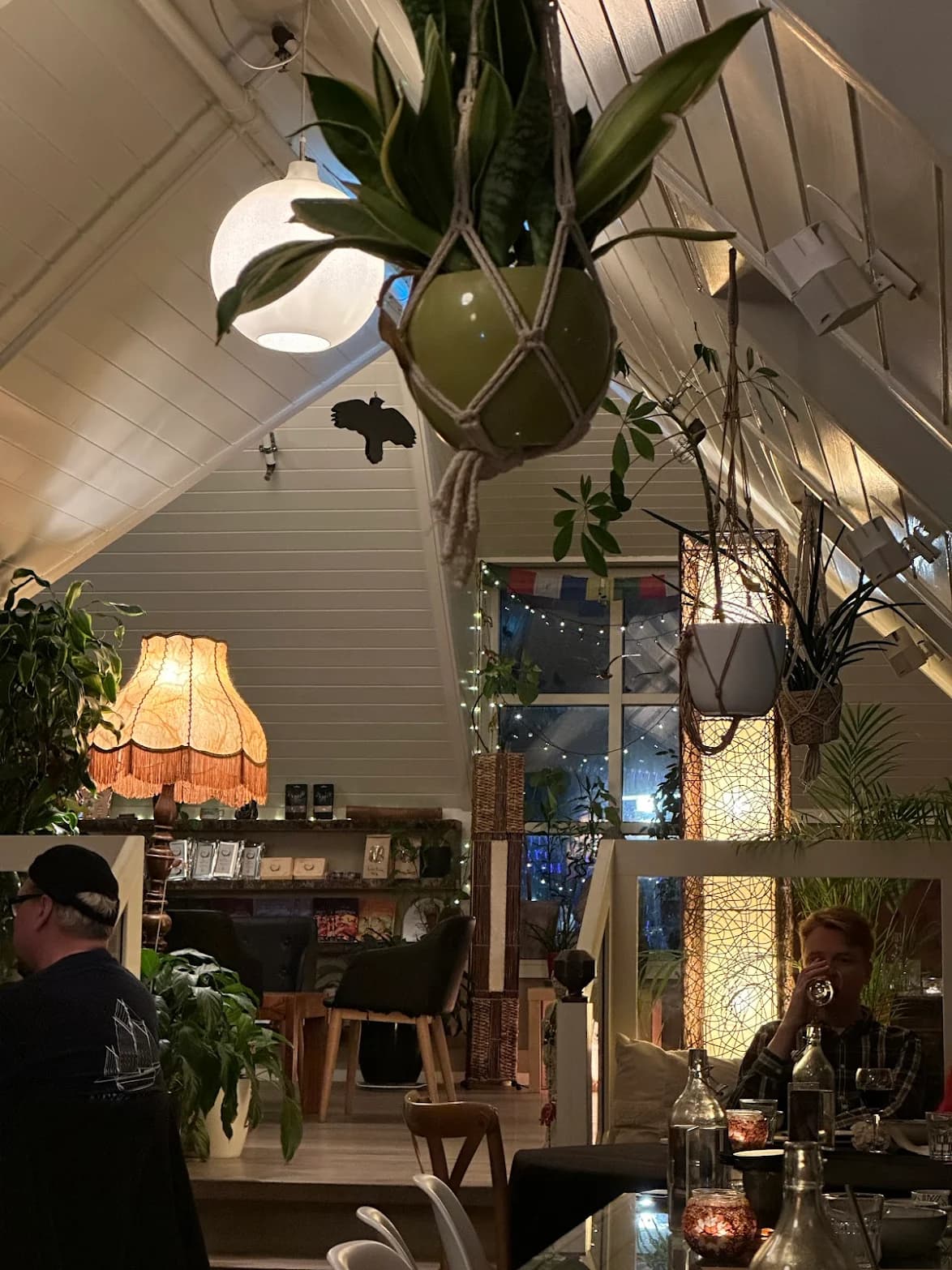 Community vibe and interior details at Mama Reykjavik