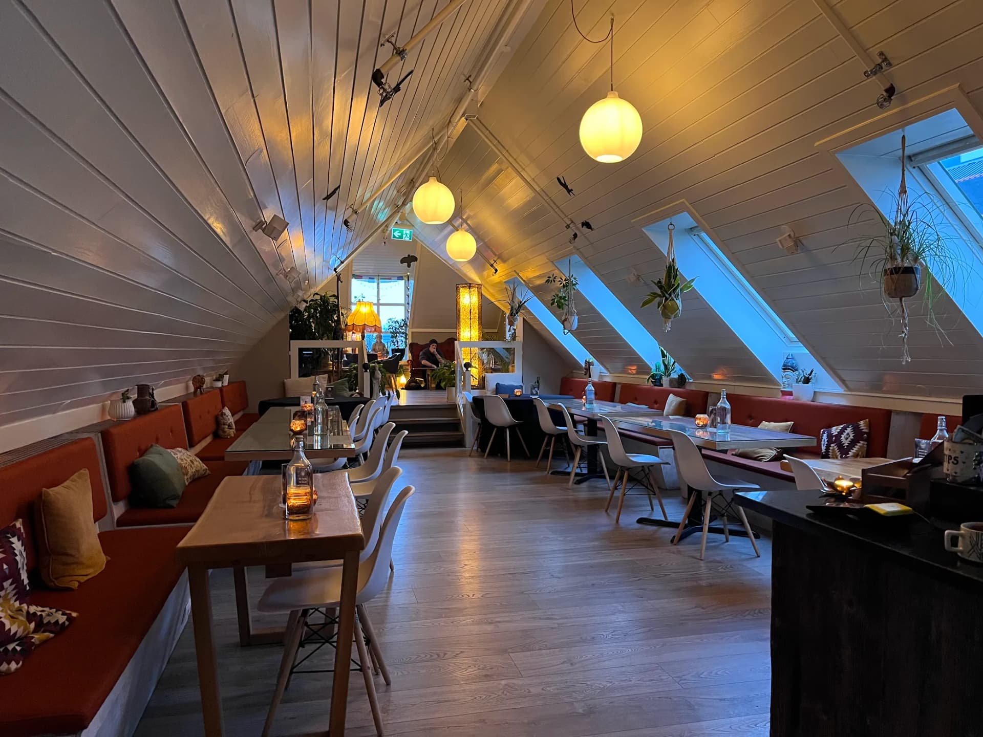 Cozy dining atmosphere inside Mama Reykjavik