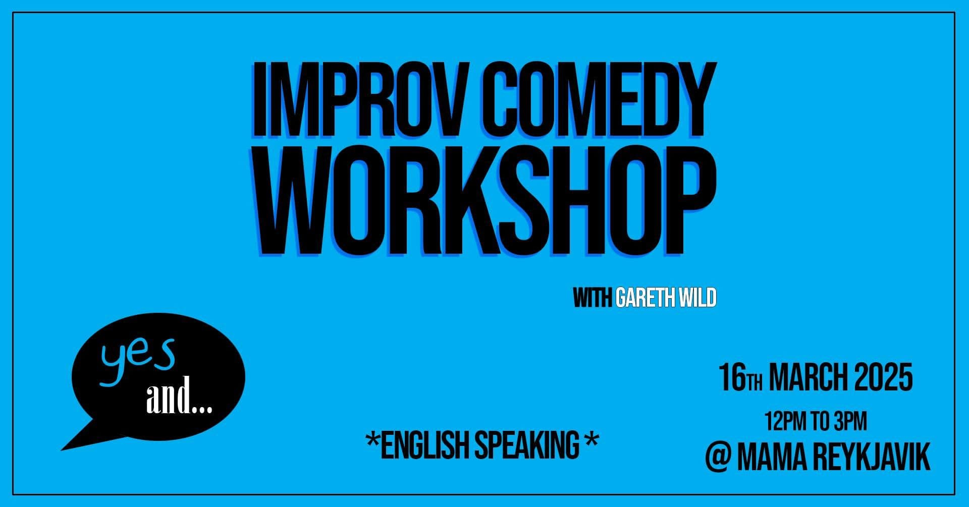 Improv comedy workshop (english speaking)