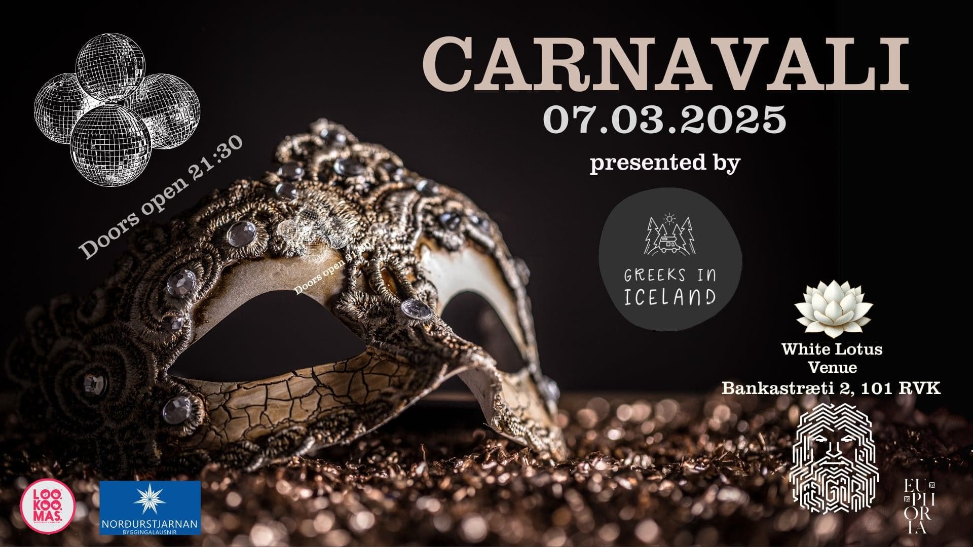 Carnival Party - Greeks in Iceland